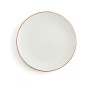 Plato Llano Ariane Terra Cerámica Beige (24 cm) (6 Unidades)