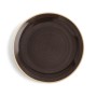 Plato Llano Ariane Terra Cerámica Marrón (Ø 21 cm) (12 Unidades)