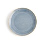 Plato Llano Ariane Terra Cerámica Azul (Ø 21 cm) (12 Unidades)