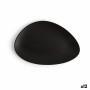 Assiette plate Ariane Antracita Triangulaire Céramique Noir (Ø 21 cm) (12 Unités)