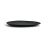 Plato Llano Ariane Antracita Triangular Cerámica Negro (Ø 21 cm) (12 Unidades)