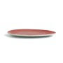 Plato Llano Ariane Terra Triangular Cerámica Rojo (Ø 21 cm) (12 Unidades)