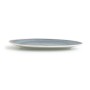 Plato Llano Ariane Terra Triangular Cerámica Azul (Ø 29 cm) (6 Unidades)