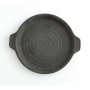 Assiette plate Quid Avec des poignées Céramique Noir (17 x 14 cm) (14 Unités)