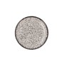 Plato Llano Ariane Rock Cerámica Negro (Ø 21 cm) (12 Unidades)