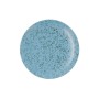 Plato Llano Ariane Oxide Cerámica Azul (Ø 24 cm) (6 Unidades)