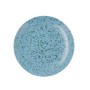 Plato Llano Ariane Oxide Cerámica Azul (Ø 27 cm) (6 Unidades)