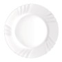 Plato Llano Bormioli Rocco Ebro Blanco Vidrio (24 cm) (36 Unidades)