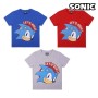 T shirt à manches courtes Enfant Sonic Gris