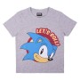 T shirt à manches courtes Enfant Sonic Gris