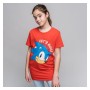 T shirt à manches courtes Enfant Sonic Rouge