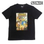 T-shirt à manches courtes homme Sonic Noir