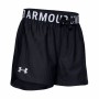 Pantalón Corto Deportivo Under Armour Solid Negro