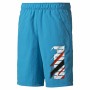 Pantalones Cortos Deportivos para Niños Puma Graphic Woven Azul