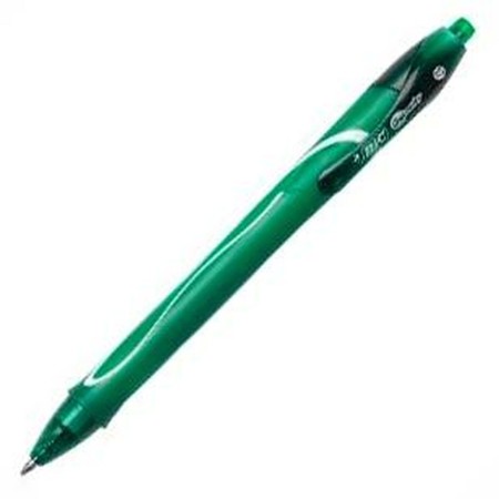 Stylo gel Bic Gel-ocity Quick Dry Vert 0,3 mm (12 Unités)