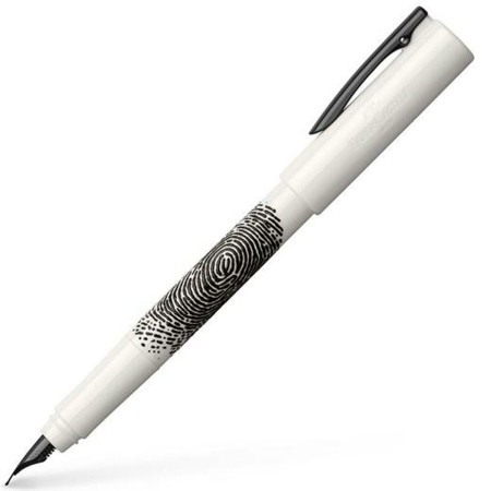 Stylo Calligraphique Faber-Castell Writink Print F Blanc