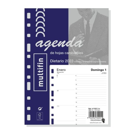 Agenda Finocam MULTIFIN Recambio 2023 (15,5 x 21,5 cm)