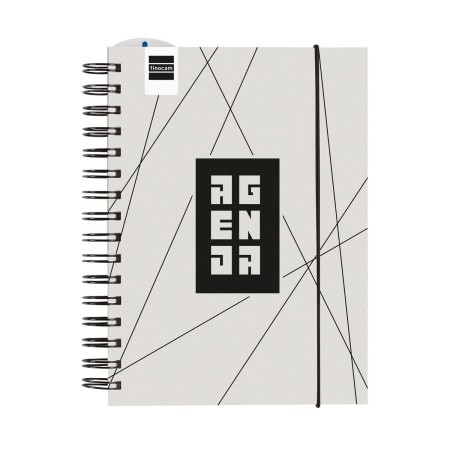 Agenda Finocam Mini Institute Line 2022-2023 Blanco Escolar Cuarto (17,3 x 22 x 2,5 cm)