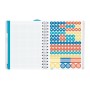 Agenda Finocam 2022-2023 Bleu Scolaire quarto (18,5 x 22 x 2,5 cm)