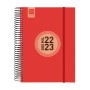 Agenda Finocam 2022-2023 Escolar Rojo (17 x 21,2 x 2,5 cm)