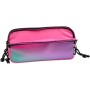 Trousse Fourre-Tout Triple Milan Sunset Rose (22 x 11 x 6,5 cm)