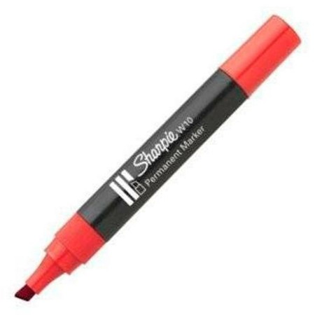 Marqueur permanent Sharpie W10 Rouge 12 Unités