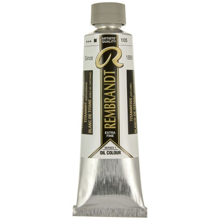 Peinture à l'huile Talens Rembrandt 105 Blanc (150 ml)