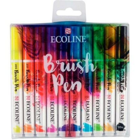 Ensemble de Marqueurs Talens Ecoline Brush Pen 10 Pièces