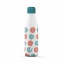 Botella Térmica iTotal Dots Blanco Acero Inoxidable (500 ml)