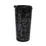 Taza Termo con Tapa iTotal Mathematics Negro Doble pared Acero Inoxidable 350 ml