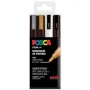 Set de Marcadores POSCA PC-3M GSWB 4 Piezas