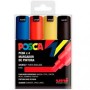 Set de Marcadores POSCA PC-5M Basic Multicolor 4 Piezas