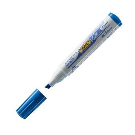 Rotuladores de tiza líquida Bic Velleda 1751 Azul (12 Unidades)