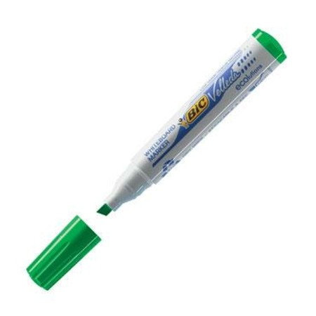 Rotuladores de tiza líquida Bic Velleda 1751 Verde (12 Unidades)