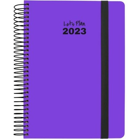 Agenda Grafoplas NEON 2023 Violet (15 x 21 cm)