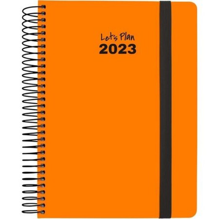 Agenda Grafoplas NEON 2023 Naranja (15 x 21 cm)