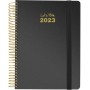 Agenda Grafoplas Metalic 2023 Noir (15 x 21 cm)