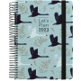 Agenda Grafoplas Swans Bleu clair 2023 (15 x 21 cm)