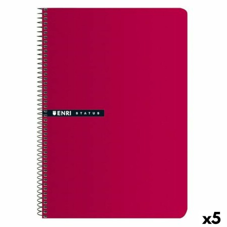 Cahier ENRI 70 gr Rouge (5 Unités)