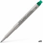 Feutres Faber-Castell Multimark 1524 Vert (10 Unités)