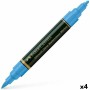 Rotuladores Faber-Castell Durer Azul (4 Unidades)