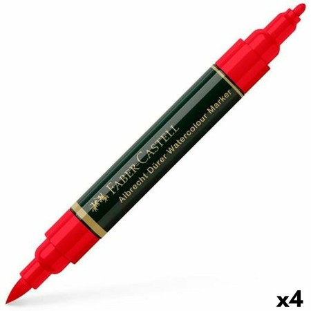 Rotuladores Faber-Castell Durer Rojo (4 Unidades)