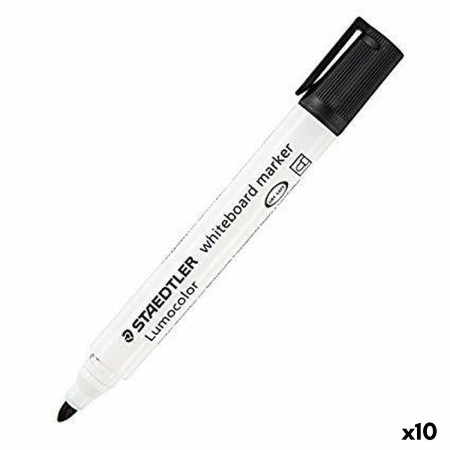 Rotuladores Staedtler Pizarra blanca Negro (10 Unidades)