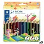 Crayons de couleur Staedtler Noris Colour Wopex Lot (5 Unités)