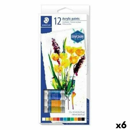 Peinture acrylique Staedtler Lot 12 ml (6 Unités)