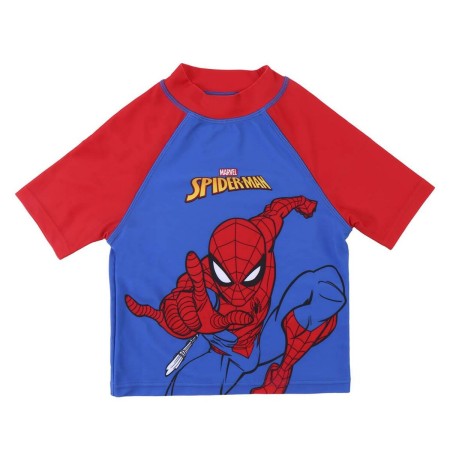 T-Shirt de Bain Spiderman Bleu foncé