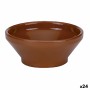 Bol Raimundo Soupe Faïence Céramique Marron (16 cm) (24 Unités)