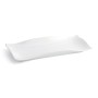 Assiette plate Quid Gastro Fun Céramique Blanc (29,5 x 11 x 3 cm) (6 Unités)