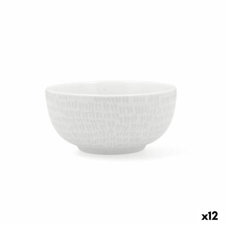 Bol Ariane Ripple Céramique Blanc (12 cm) (12 Unités)
