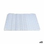 Alfombra de baño Transparente PVC (0,03 x 50 x 50 cm) (12 Unidades)